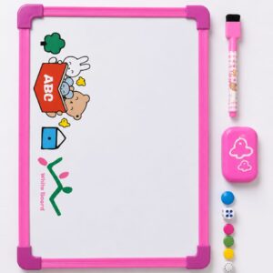 Tableau blanc portable mini pour enfants M&G avec marqueur + gomme + bouton magnétique 200*290mm