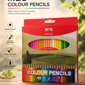Crayons De Couleur 48 M&G