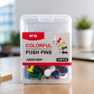 boîte de 35 punaises colorées de la marque M&G