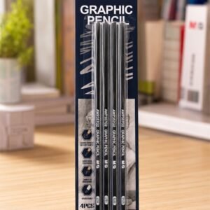 4 crayons graphites M&G  pour le dessin technique et artistique.